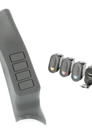 Low Price Rugged Ridge A-Pillar Pod Kit 3 Switch USB 07-10 JK/JKU