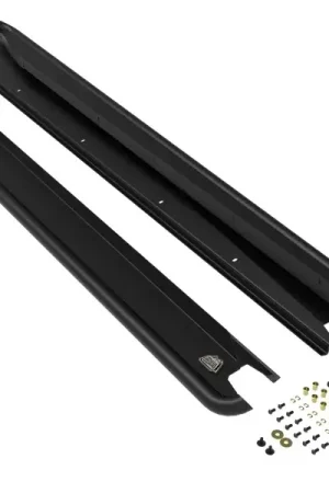 aFe aFe POWER 15-19 Subaru Outback H4 2.5L / H6 3.6L Terra Guard Trail Slider Steps - Black Shop Now