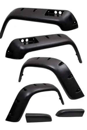 Limited Offer Rugged Ridge All Terrain Fender Flare Kit 87-95 Jeep Wrangler YJ