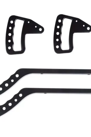 Rugged Ridge Aluminum Grab Handles F/R Kit Black 07-18 Jeep Wrangler JK/JKU Limited Edition