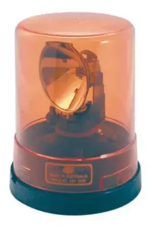 Hella Amber Rotating Beacon 12V QH 3 Bolt Mount Instant Buy