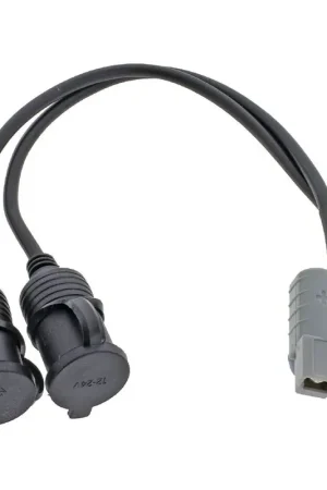 Hulk 4x4 Anderson Plug 50A - 2Xacc Sckt Cable Assy 300mm Long (Ranger 22+) Certified