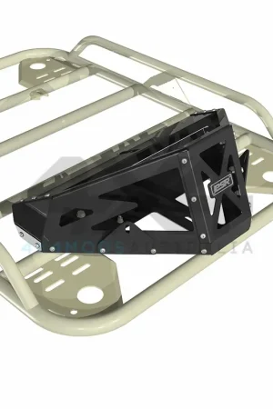 Viral Performance Suspension Racing Baja Rack Spare Wheel Bolt On Mount - Suit 32/33/35in Tyre + Threaded Universal Wheel Fastener