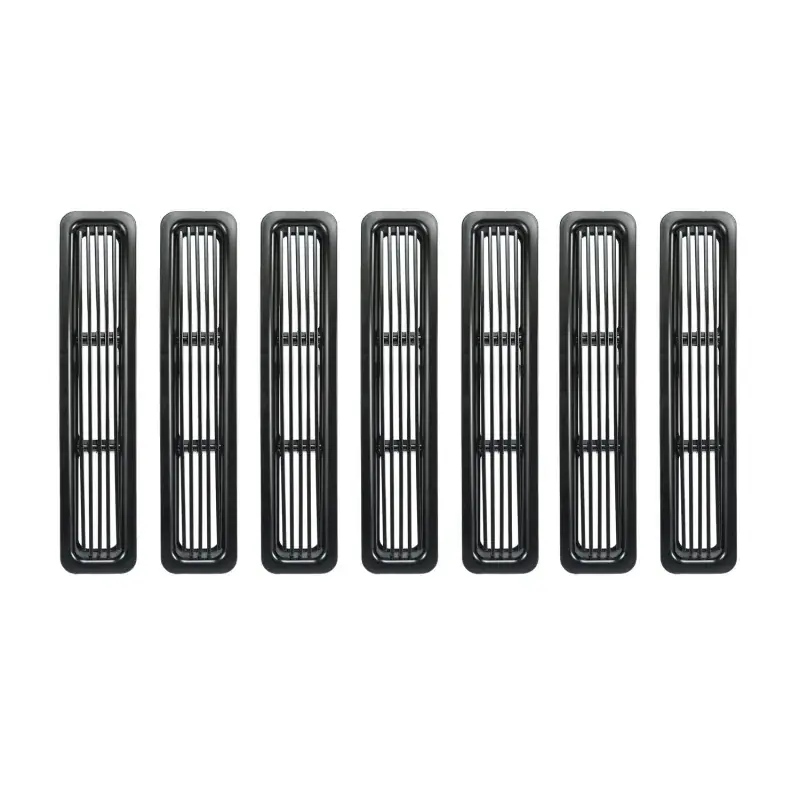 Rugged Ridge Billet Grille Inserts Black 97-06 Jeep Wrangler Modern