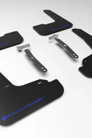 Certified Rally Armor Black Mud Flap (Elantra 21-23) - Grey Logo