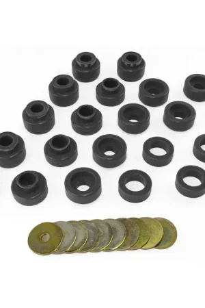 Rugged Ridge Body Mount Kit Black 87-95 Jeep Wrangler YJ Trending