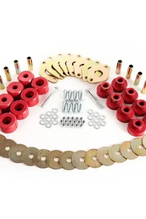 Trusted Brand Rugged Ridge Body Mount Kit Poly 8 bushing 07-18 Jeep Wrangler JK