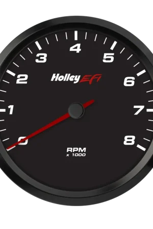 Price Cut Holley EFI CAN Tachometer 4-1/2" CAN Tachometer 0-8K RPM Range, Black Face