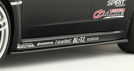 Luxury Andro Motorsports Carbon Fiber Side Skirt VRS Style (WRX/STI 08-14)