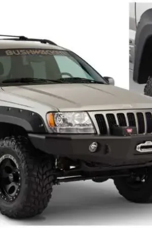 Bushwacker Cut-Out Fender Flares 2pc (Grand Cherokee 99-04) Budget
