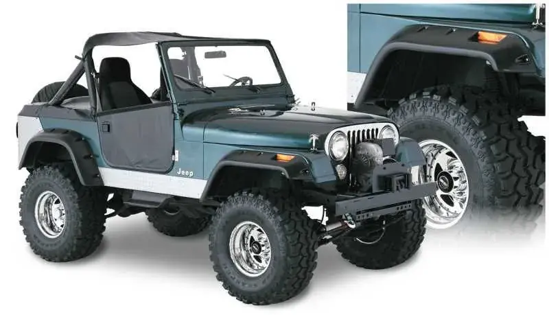 Instant Buy Bushwacker Cut-Out Fender Flares 4pc (CJ5 59-83)