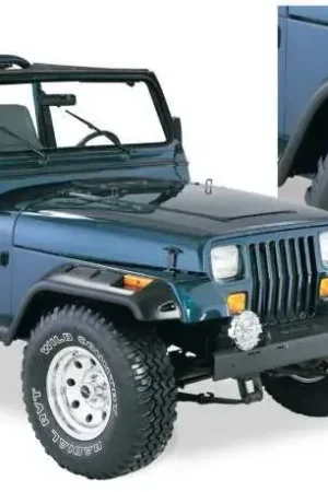 Bushwacker Cut-Out Fender Flares 4pc (Wrangler 87-95) One Day Deal