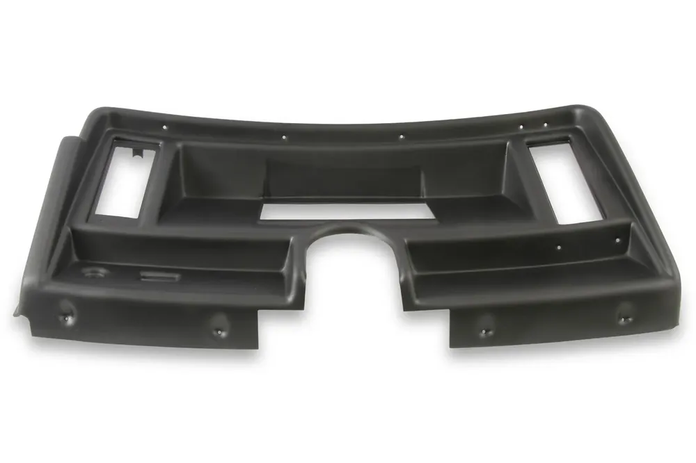 Holley EFI Dash Bezels for the 6.86" Dashes 1969-1976 NOVA BLACK DASH PANEL with AC VENTS Handmade