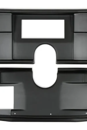 Top Rated Holley EFI Dash Bezels for the 6.86" Dashes 1982-1988 MALIBU/MONTE CARLO/EL CAMINO BLACK DASH PANEL -TWO PIECE