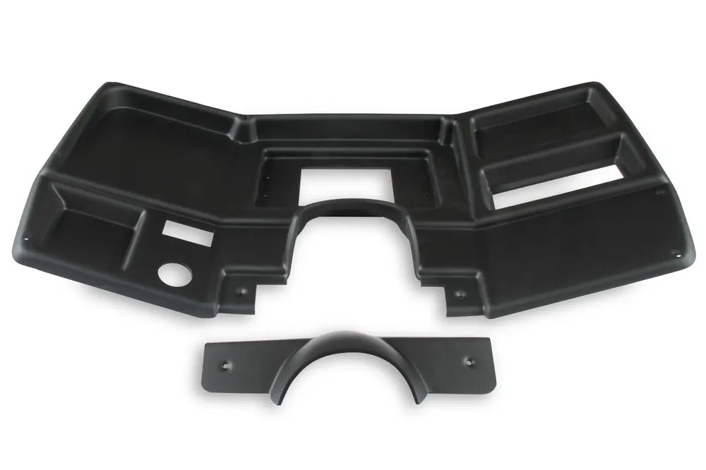 Holiday Sale Holley EFI Dash Bezels for the 7" Dashes 1973-1983 CHEVY/ GMC TRUCK BLACK DASH PANEL no A/C vents