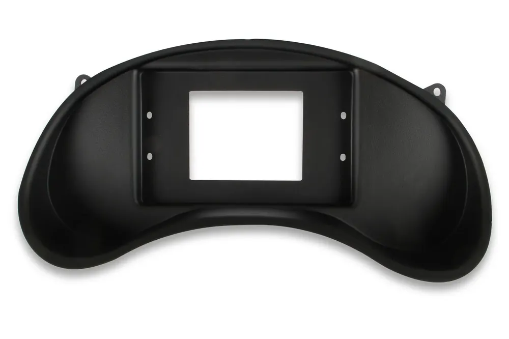 In Demand Holley EFI Dash Bezels for the 7" Dashes 1998-2004 S10 BLACK DASH PANEL