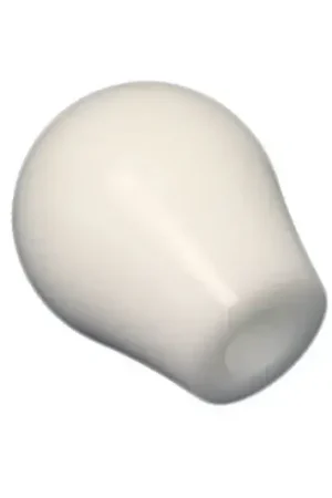 Money Back Guarantee Torque Solution Delrin Tear Drop Tall Shift Knob - 10x1.25 White