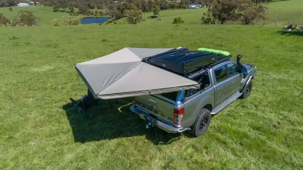 Secure Checkout Ironman 4x4 DeltaWing 270° XTR-71 Awning - Right Hand Side