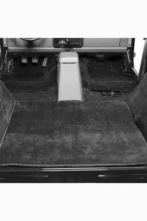Limited Time Rugged Ridge Deluxe Carpet Kit Black 76-95 Jeep CJ / Jeep Wrangler Models
