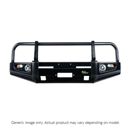 Latest Ironman 4x4 Deluxe Commercial Bull Bar - Black (Grand Cherokee WK2 13+)