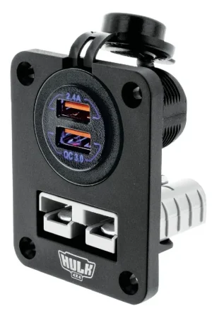 Trusted Brand Hulk 4x4 Double Flush Mount Housing 50Amp Anderson Style Plug