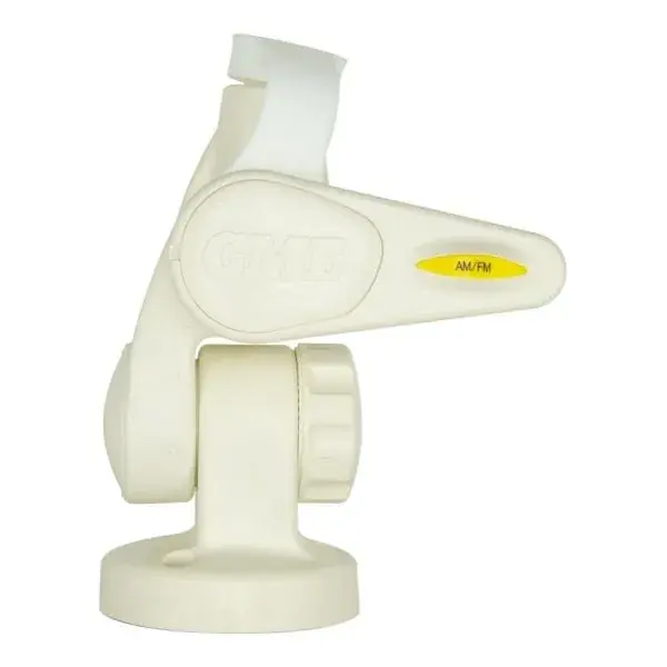 GME Double Swivel Round Antenna Base Suit AW36 Whips- White Direct From Manufacturer