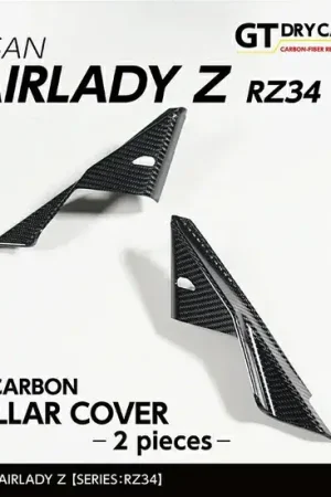 Andro Motorsports Drycarbon A Pillar Covers (400Z/Fairlady Z 22+) Express Delivery