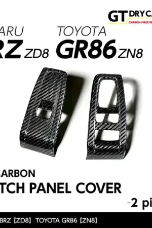 Top Rated Andro Motorsports Drycarbon Switch Panel Covers (BRZ 21+/GR86 21+)