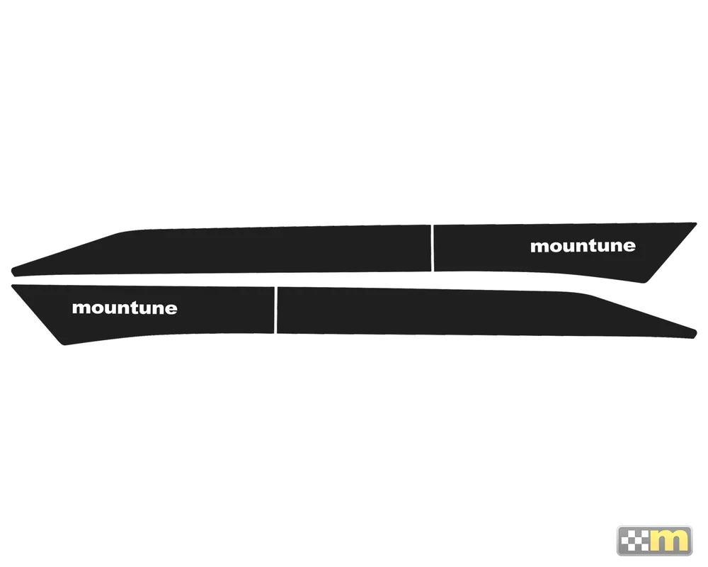 Mountune Dynamic Side Splash (Puma 20+) - Black Flash Sale