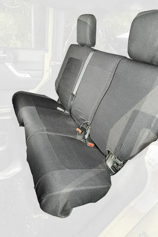 Rugged Ridge E-Ballistic Seat Cover Rear Black 07-10 JK 4Dr Modern