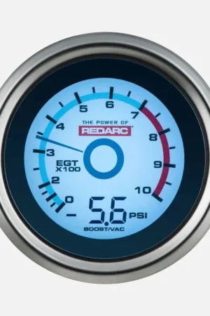 Redarc EGT & Boost / Vacuum 52mm Gauge Top Rated