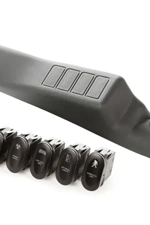Rugged Ridge Etched A-Pillar 4 Switch Pod Kit LHD 11-18 JK Direct From Manufacturer