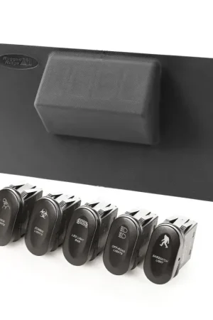 Rugged Ridge Etched Lower 4 Switch Panel Kit 07-10 JK Fan Favorite