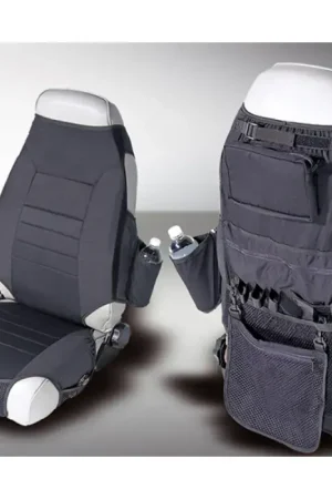 Deal Rugged Ridge Fabric Seat Protectors Black 76-06 Jeep CJ / Jeep Wrangler