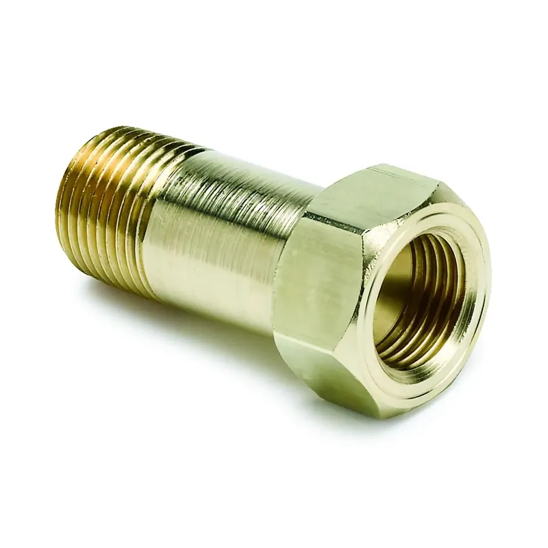 Fan Favorite Autometer Fitting Adapter 3/8" NPT Male Extension Brass for Mech. Temp. Gauge