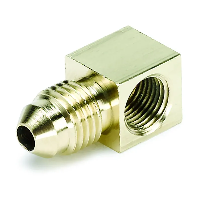 Cheap Autometer Fitting Adapter 90 ° 1/8" NPT Female to -4AN Male Brass