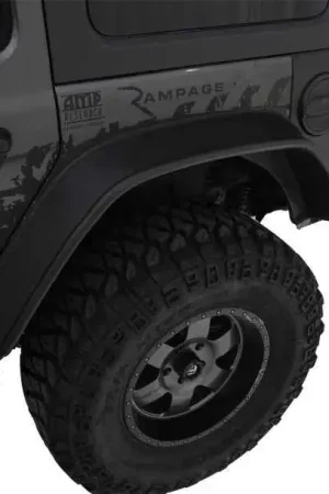 Bushwacker Flat Style Fender Flares (YA FF Jeep) In Demand