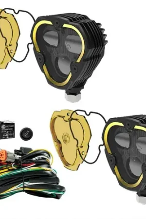 Save Now KC HiLiTES FLEX ERA 3 Dual Mode SAE Fog Lights - 2-Light Master Kit