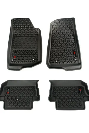 Rugged Ridge Floor Liner Kit Black F/R 18-20 Jeep Wrangler JL 2Dr Last Chance