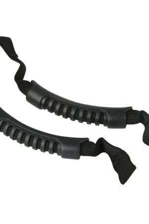 Rugged Ridge Front Headrest Grab Handles Black 07-20 JK/JL/JT Viral