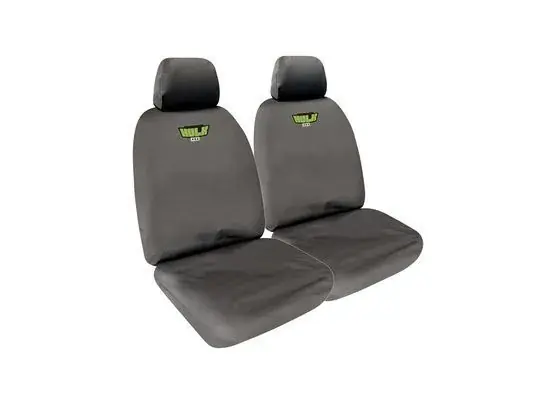 Hulk 4x4 Front Seat Covers (Hilux Single Cab 2007+) Worldwide Shipping