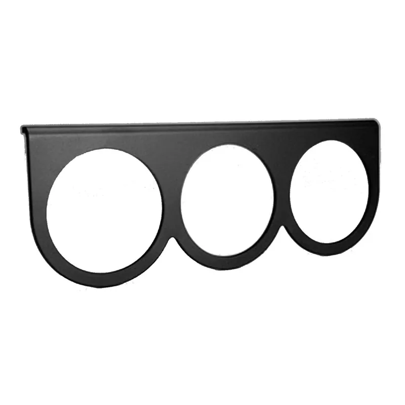 Same Day Shipping Autometer Gauge Mounting Panel Triple 2-5/8" Black Aluminum