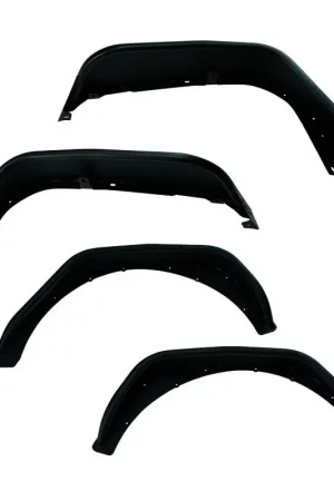 Get Yours Rugged Ridge HD Steel Tube Fenders Full Set Black 18-19 JL