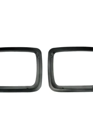Rugged Ridge Headlight Bezels Black 87-95 Jeep Wrangler YJ Best Choice