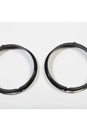 Holiday Sale Rugged Ridge Headlight Bezels Black 97-06 Jeep Wrangler