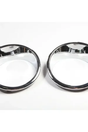 Last Chance Rugged Ridge Headlight Bezels Chrome 07-18 Jeep Wrangler JK