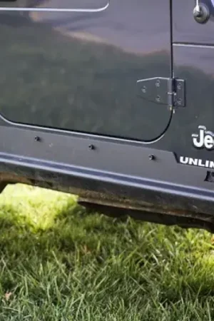 Rugged Ridge Heavy Duty Side Rocker Guards 04-06 Jeep Wrangler LJ Instant Buy