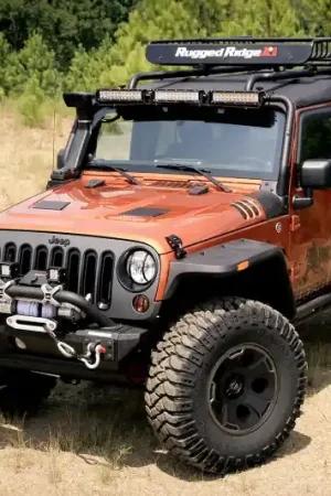 Latest Rugged Ridge Hurricane Flat Fender Flare Kit 07-18 Jeep Wrangler