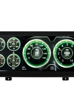 New Release Autometer Invision LCD Dash Universal Panel Mount