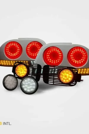 Boosted International LED Conversion Bundle (Skyline R33 95-98) - Yes Include No - Indicator Only OEM Housing + LED Kit Assembled Fan Favorite